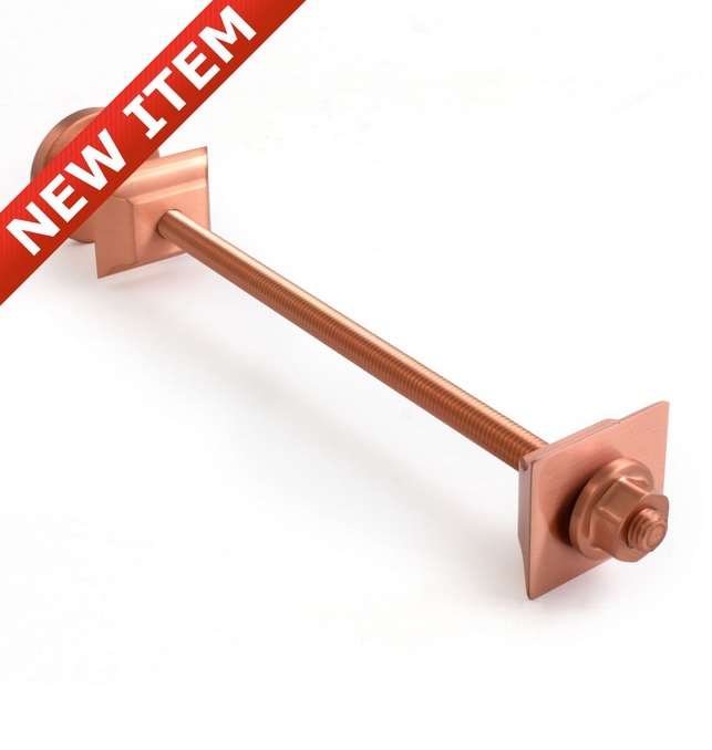 Belgravia Corner Thermostatic Valve - Brushed Copper